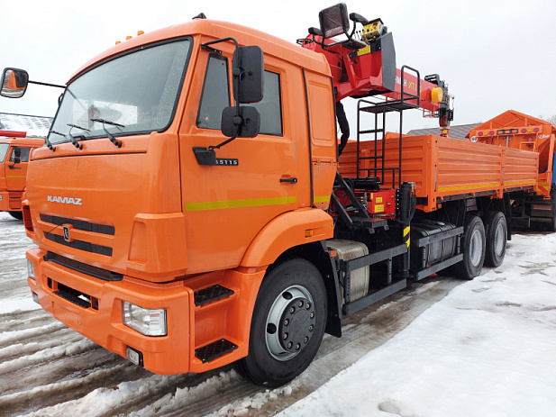 Кран-манипулятор ИНМАН ИТ 150 на базе КАМАЗ 65115 6х4