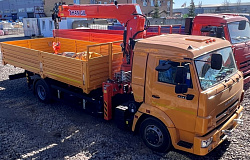 Кран-манипулятор Hangil HGC515 на базе КАМАЗ 43253 4х2