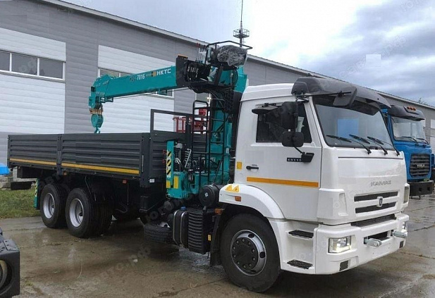 Кран-манипулятор HKTC HLC7016L на базе КАМАЗ 65115 6х4