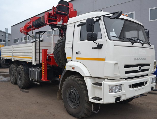 Бурильно-крановая машина HORYONG HRS 216 на базе КАМАЗ 43118 6х6
