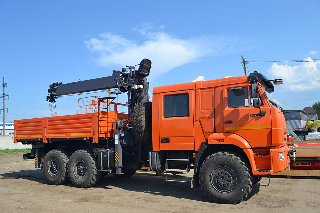 Бурильно-крановая машина HANGIL HGC976 на базе КАМАЗ 43118 6х6