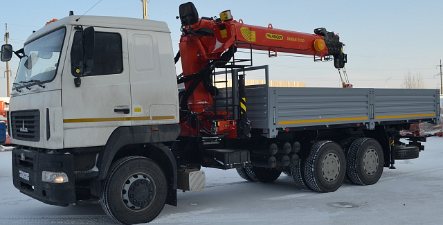 Кран-манипулятор ИНМАН ИТ 150 на базе МАЗ 6х4