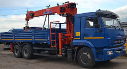 Кран-манипулятор Kanglim KS2056 на базе КАМАЗ 65117 6х4