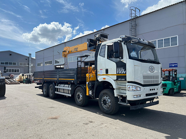 Кран-манипулятор Soosan SCS746 на базе FAW 8х4