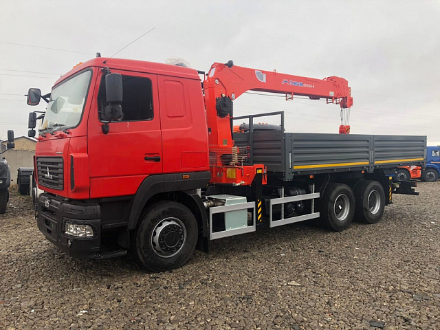 Кран-манипулятор Kanglim KS1256 на базе МАЗ 6х4