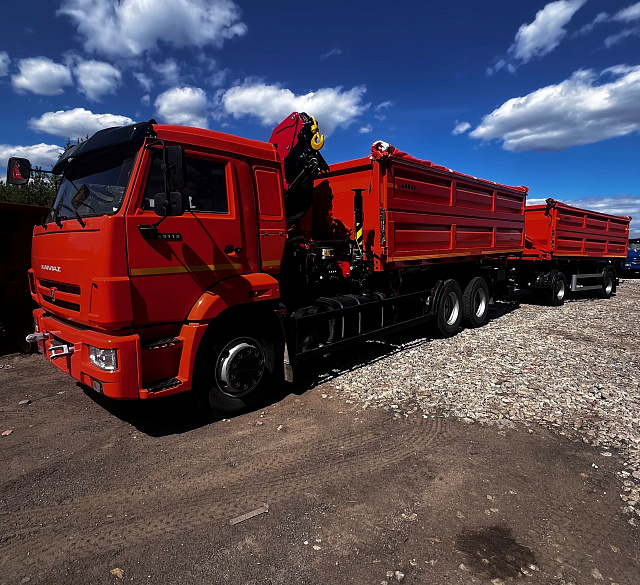 Автомобиль-самосвал КАМАЗ 65115 6х4 с КМУ ИНМАН ИМ 150N