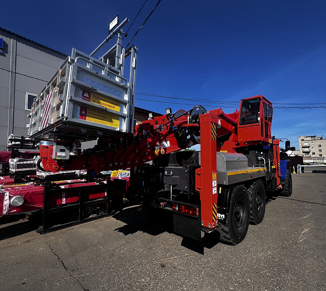 Автогидроподъемник Hansin 450А на базе УРАЛ NEXT 4320 6х6