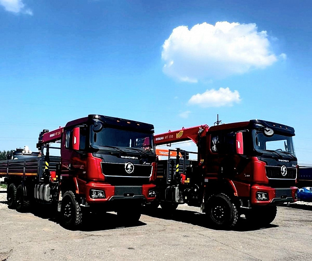 Кран-манипулятор ИНМАН ИТ 150 на базе SHACMAN 6х6