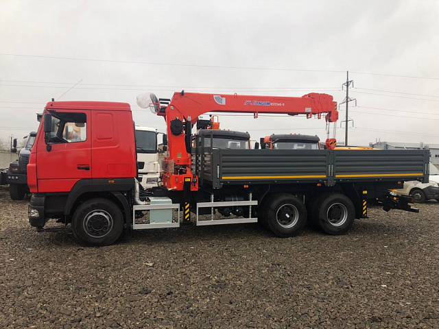 Кран-манипулятор Kanglim KS1256 на базе МАЗ 6х4