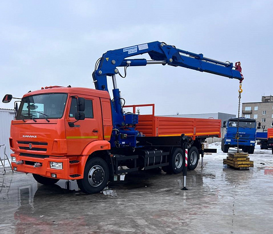 Кран-манипулятор Клинцы КМУ-20К на базе КАМАЗ 65115 6х4