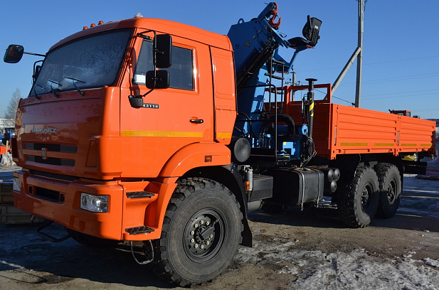 Кран-манипулятор ИНМАН ИМ 180 на базе КАМАЗ 43118 6х6