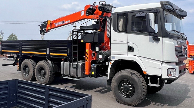 Кран-манипулятор Hangil HGC976 на базе SHACMAN 6х6