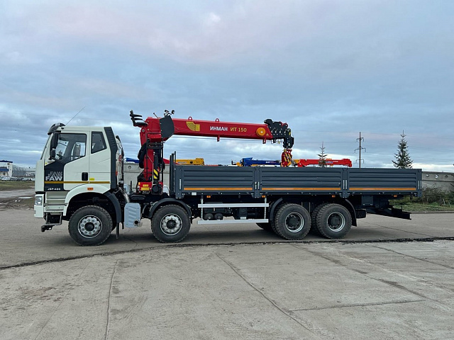 Кран-манипулятор ИНМАН ИТ 150 на базе FAW 8х4