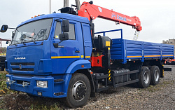 Кран-манипулятор Kanglim KS2056 на базе КАМАЗ 65115 6х4