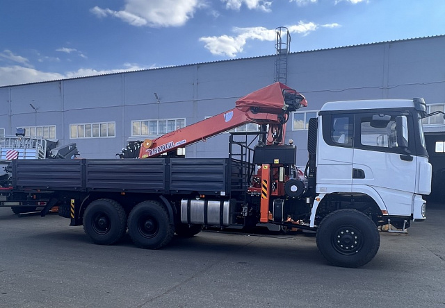 Кран-манипулятор Hangil HGC976 на базе SHACMAN 6х6